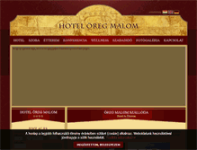 Tablet Screenshot of oregmalom.hu